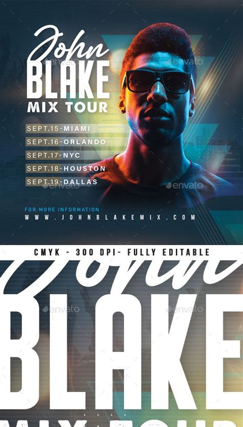 Pin On Dj Graphic Design Flyer Templates