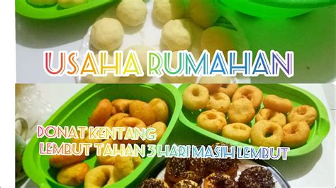 Cara Bikin Donat Kentang Lembut Menul Menul Ide Usaha Rumahan Modal