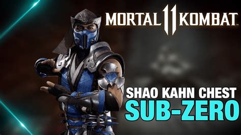 MORTAL KOMBAT 11 Sub Zero Shao Kahn Chest Unique Sub Zero Items