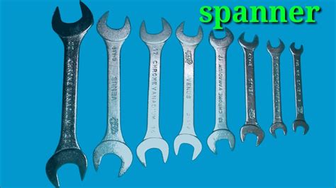 Spanner Wrench Double Open End Jaw Spanner Set Details 8pc