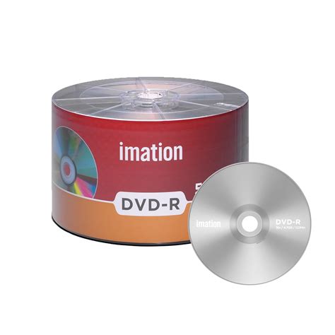 50 Pack Imation DVD R 16X 4 7GB 120Min Branded Logo Blank Media