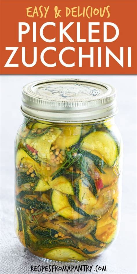 Making quick pickled zucchini is incredibly easy! All that's needed is 15 minutes of prep time ...