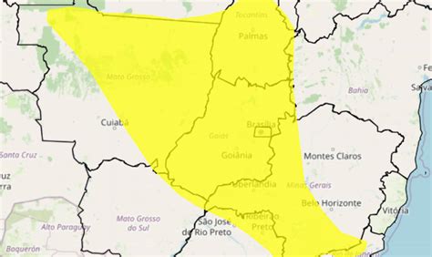 Alerta Amarelo Para Temporais Ventania E Queda De Granizo Em Partes Do