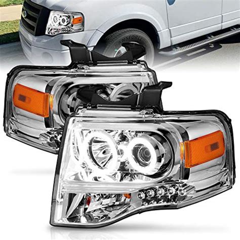 Led Headlights Shine Bright On The Ford Expedition