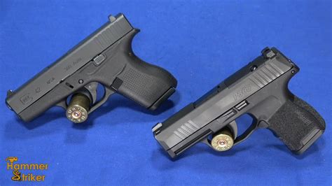 380 Comparison Glock 42 Vs Sig P365 380 YouTube