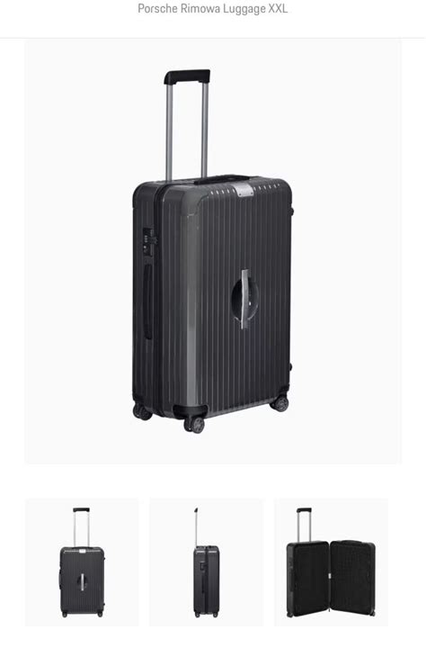 Xxl Limited Edition Rimowa Porsche Luggage Hobbies Toys Travel