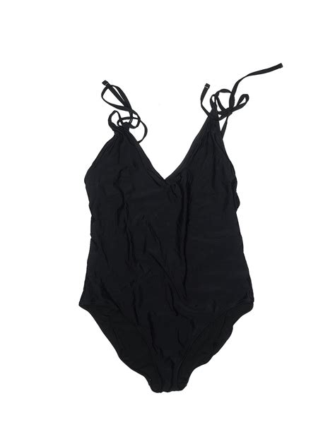 Aerie Solid Black One Piece Swimsuit Size Xl Tall 47 Off Thredup