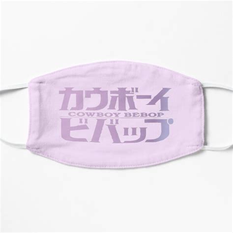 Cowboy Bebop Face Masks Cowboy Bebop Logo Flat Mask Rb2910 Cowboy