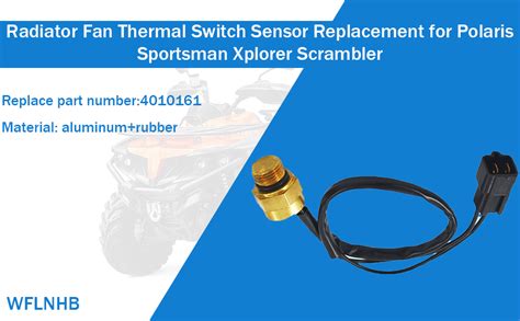 Amazon Radiator Fan Thermal Switch Sensor Replacement For Polaris