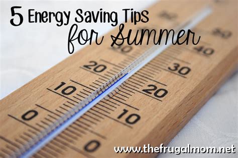 Energy Saving Tips for Summer