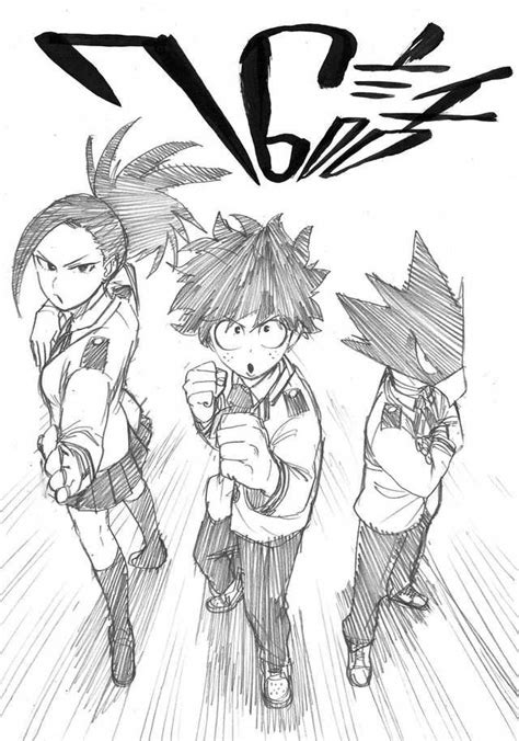 Album Of Horikoshis Twitter Sketches Hero Hero Academia Characters