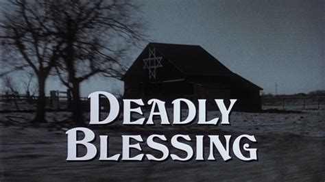 αρπάζω Να κυβερνώ σειρά Deadly Blessing 1981 Dvd Gr Οίκημα Αρνούμαι