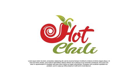 Hot Chili Logo Design With Creative Concept Premium Vector Vector Art At Vecteezy