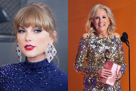 Taylor Swifts Reaction To Jill Bidens Grammy Appearance Goes Viral