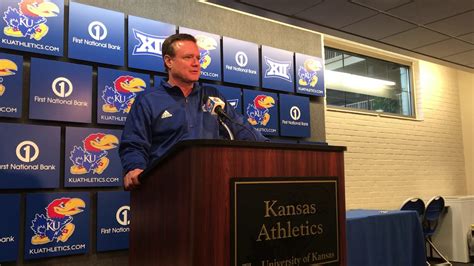 Ku Coach Bill Self On Selection Sunday Youtube