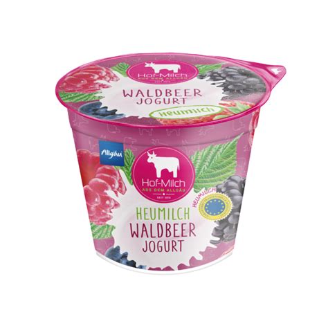 Waldbeerjogurt Aus Heumilch G T S G Hof Milch Allg U