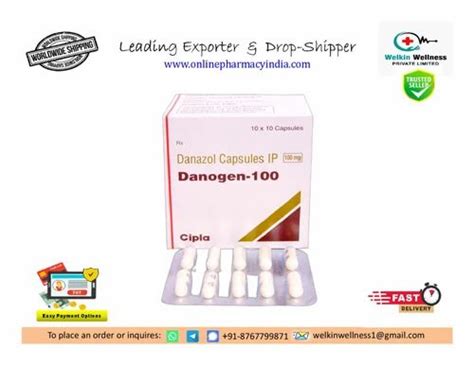 Danogen Danazol Capsules, 50 mg at Rs 596.95/stripe in Nagpur | ID ...