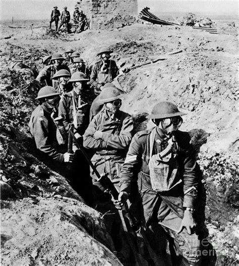 Gas Masks, World War I Photograph by Photo Researchers - Pixels