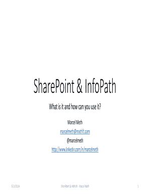 Fillable Online Bfma Developing Forms Using Sharepoint And Infopath