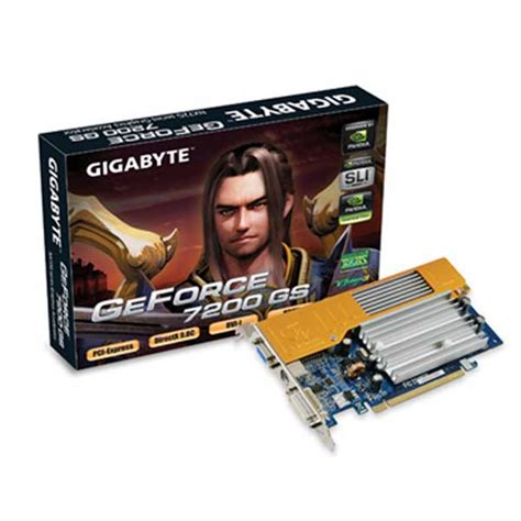 Gigabyte GV NX72G128D NVIDIA GeForce 7200 GS 128MB GDDR2 64 Bit PCI