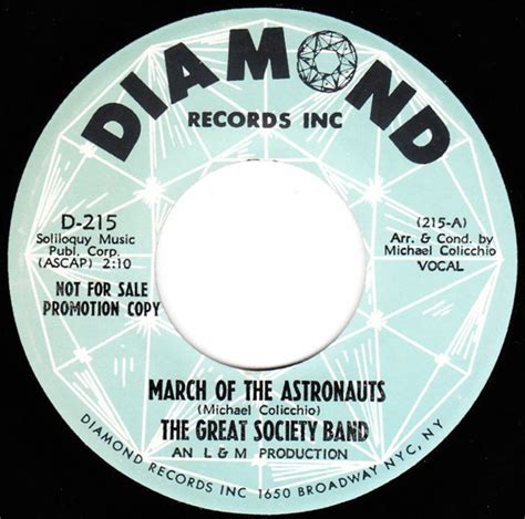 The Great Society Band – March Of The Astronauts (1967, Vinyl) - Discogs