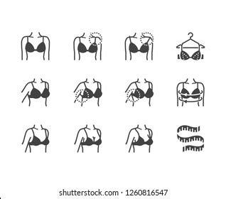 145 Lingerie Flat Glyph Icons Set Stock Vectors And Vector Art