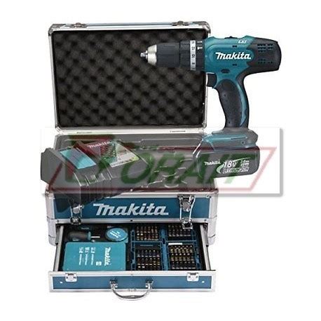 Dhp Rfx Trapano Avvitatore Makita V Con Accessori