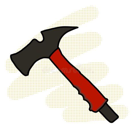 Vector Of Hammer Cartoon Icon Games Stock Illustration