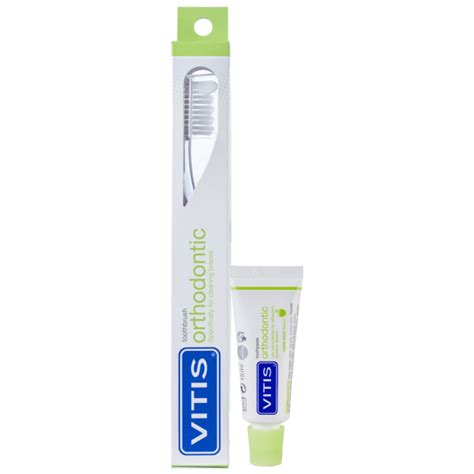 Щітка зубна середня VITIS ORTHODONTIC REGULAR + VITIS ORTHODONTIC зубна ...