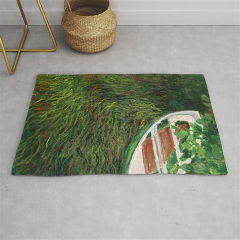 Claude Monet La Barque New Color Editing Rug By Dejavustudio Society