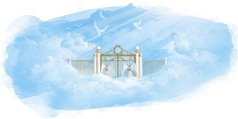 What Does the Bible Say About Heaven? | Anjos no ceu, Portão do céu, Anjos