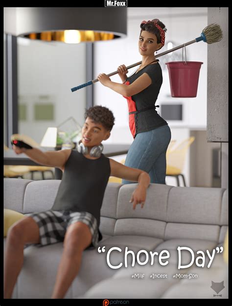 Chore Day Mr FOXX Porn Comic AllPornComic