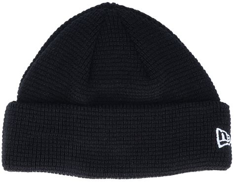 None Knit Black Short Beanie New Era Beanies