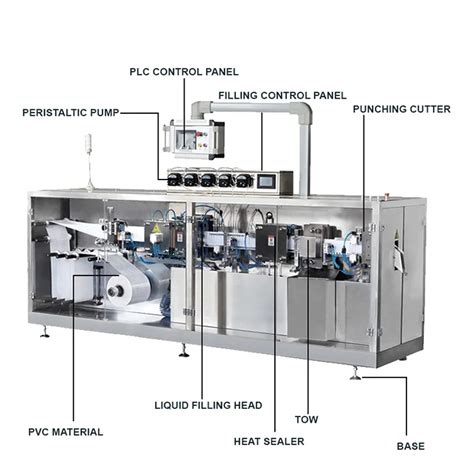 Ggs 240p5 Plastic Ampoule Forming Filling And Sealing Machine China