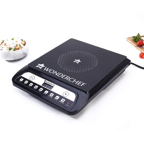 Power 1400w Induction Cooktop With 11 Preset Functions Push Touch Con