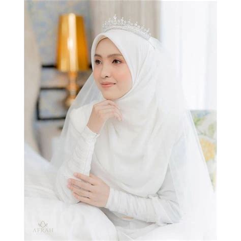 Bidang Bawal Satin Curve Off White Nikah Bawal Satin Nikah Bawal