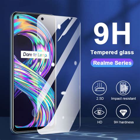 Tempered Glass For Realme 12 11 10 9i 9 Pro Plus 8 5g 8i 7 7i 6 6i 5 5i 3 Pro 7i 6i 5i C67 C55