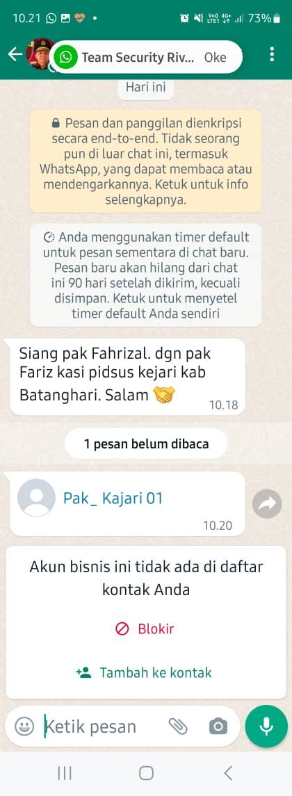 Maraknya Penipuan Atas Nama Kejari Batanghari Kasi Intel Minta Semua