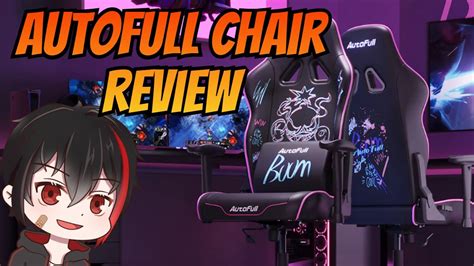 AutoFull Gaming Chair Review YouTube