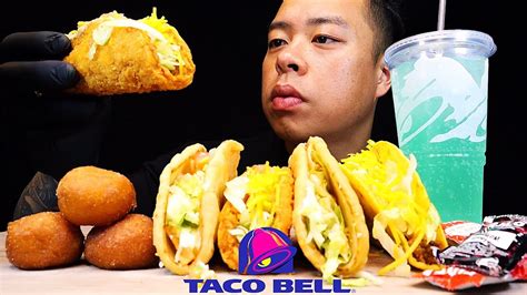 Asmr Taco Bell Naked Chicken Chalupa Cinnabon Bites Chicken Chalupas