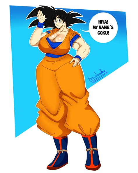 Genderbent Goku By Hexdoodlez On Newgrounds