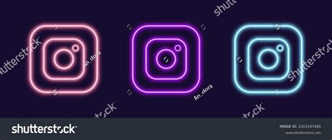 124 Neon Instagram Logo Images, Stock Photos, 3D objects, & Vectors ...