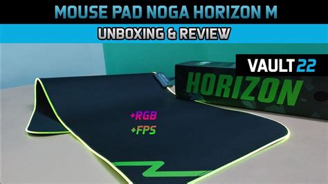 Mousepad Noga Horizon Rgb Unboxing Review Youtube