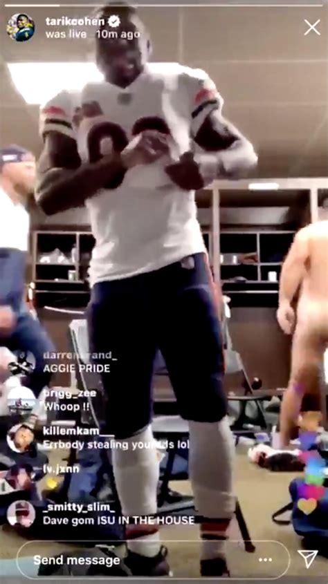 NFL Players Celebratory Livestream Accidentally Exposes Naked Teammate