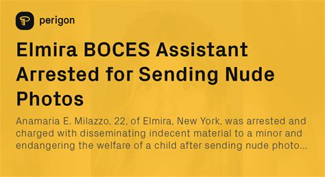 Elmira BOCES Assistant Arrested For Sending Nude Photos Perigon