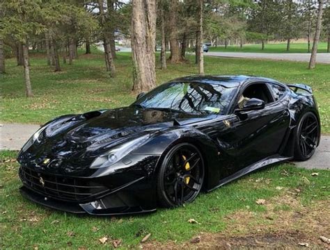 Black Ferrari F12 Berlinetta Bugatti Cars Ferrari Car Exotic Sports