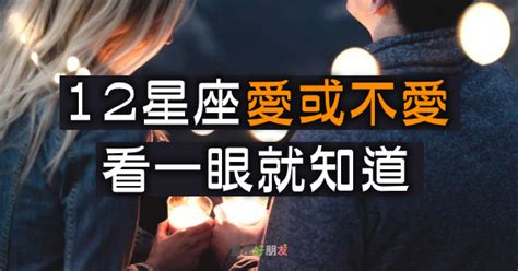 「愛或不愛，一眼就看穿！」12星座「真心愛你」才會這樣對你！ 星座好朋友