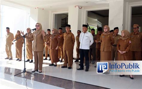 InfoPublik Diskominfo Sijunjung Lakukan Apel Perdana Saat Masa