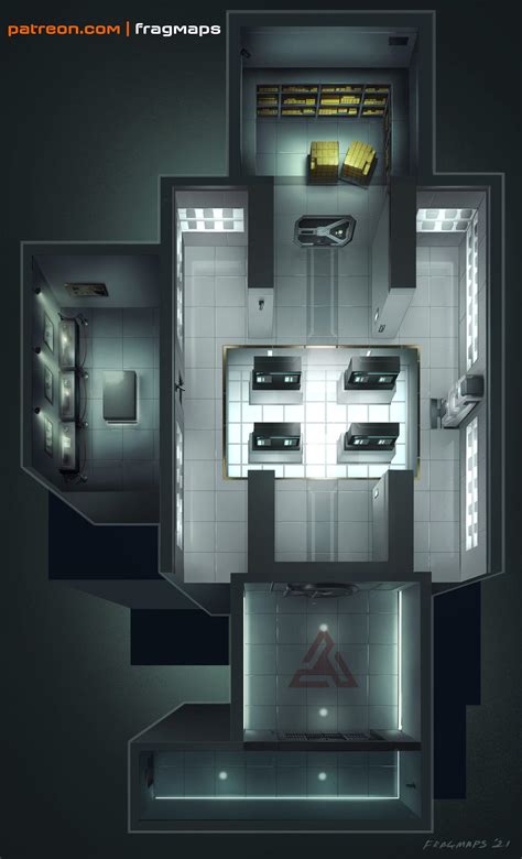 Bank Vault Heist - RPG Battle Map : r/starfinder_rpg