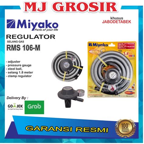 Jual MIYAKO RMS 106M SELANG SET REGULATOR SELANG SET REGULATOR RMS 106M